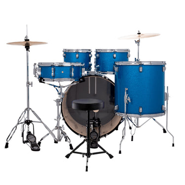 Bateria Ludwig Lc19519 Accent Azul Con Banco Y Platillos